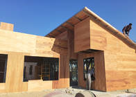 Casa prefabricada alegre del chalet prefabricado de la estructura de acero del NC con el panel de techo del PVC