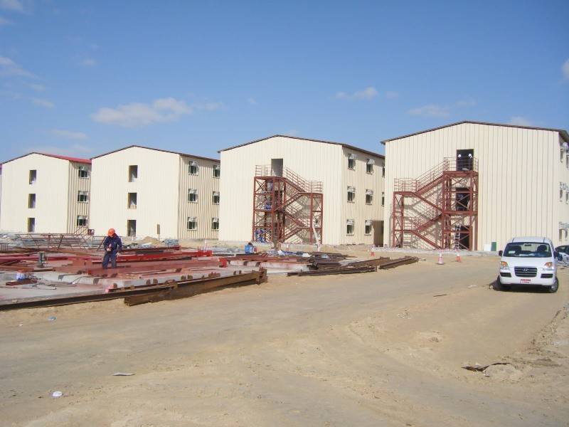 Construcción de viviendas prefabricada, edificios de oficinas de la estructura de acero, un equipo de acero de la casa del marco
